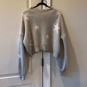 Cropped star sweater!